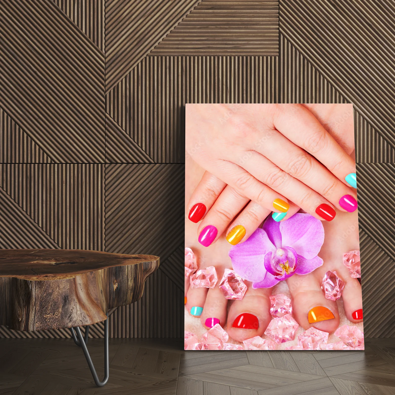 Urokliwy manicure i pedicure w pastelowych tonach
