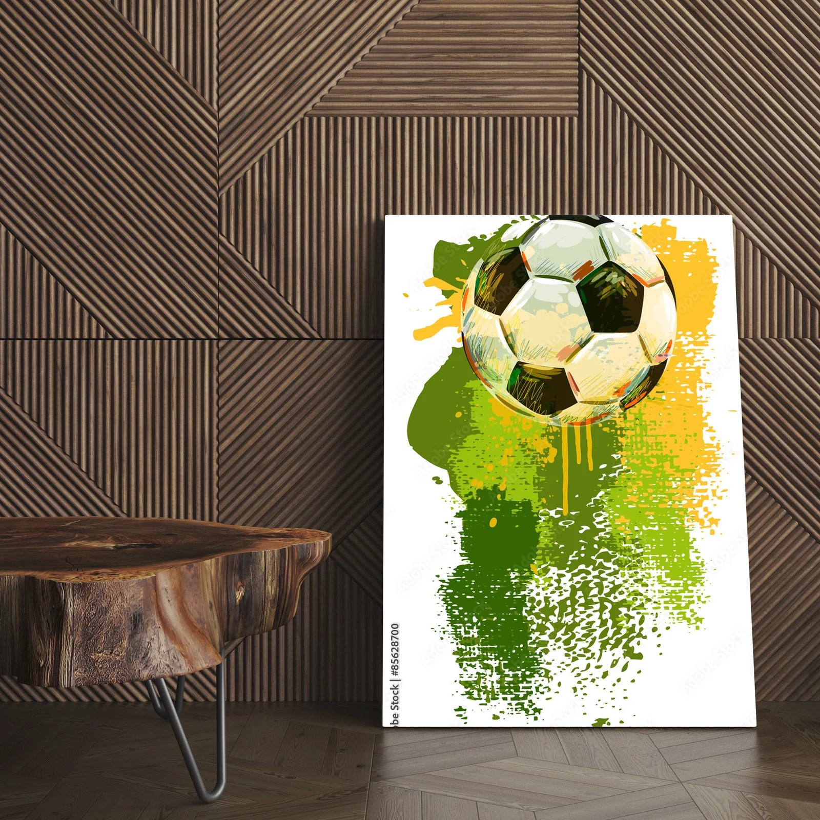 Dynamiczny baner ze sportowym motywem piłkarskim