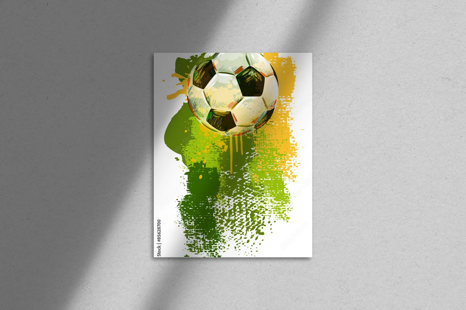 Dynamiczny baner ze sportowym motywem piłkarskim