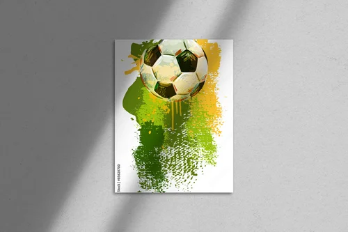 Dynamiczny baner ze sportowym motywem piłkarskim