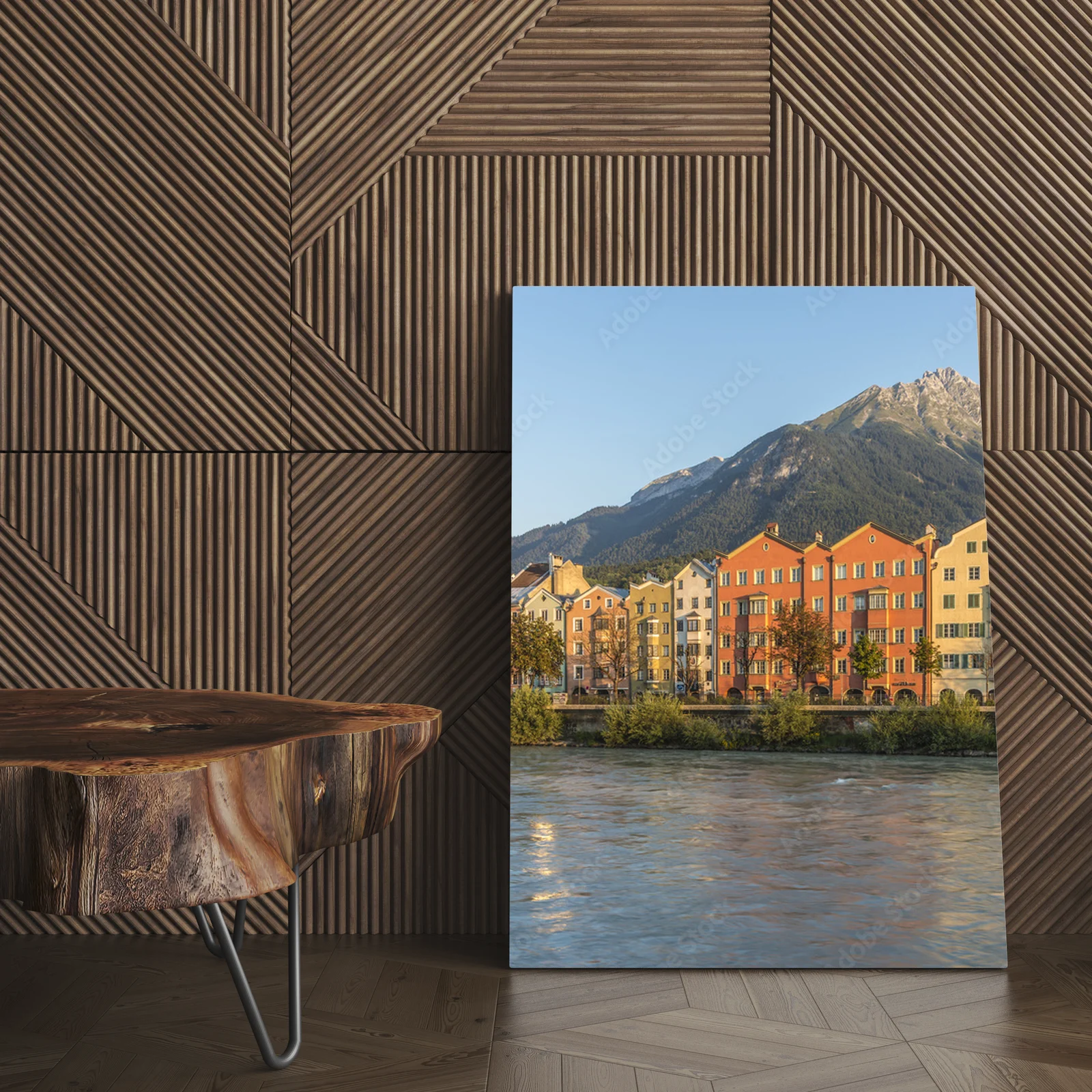 Alpejskie refleksje w błękicie Innsbrucka