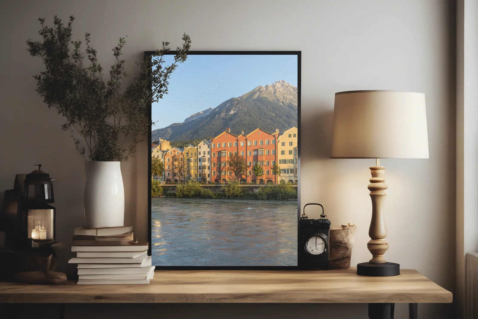 Alpejskie refleksje w błękicie Innsbrucka