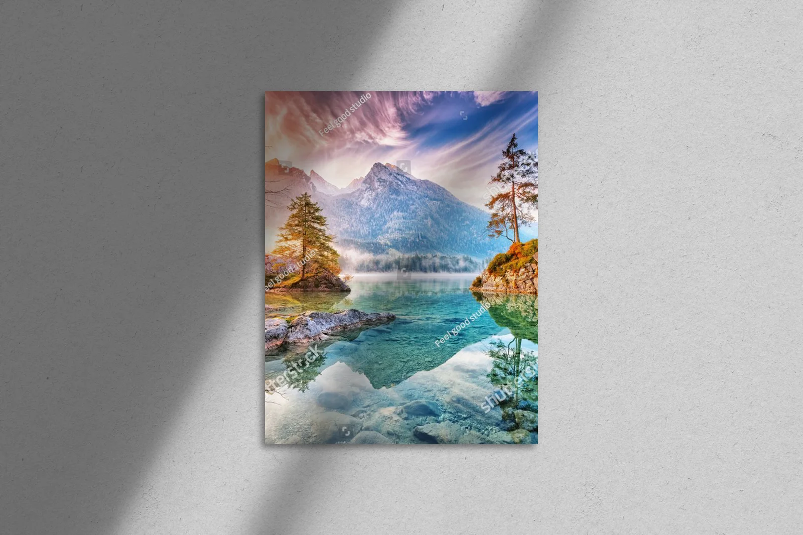 Magia jesiennego pejzażu nad jeziorem Hintersee