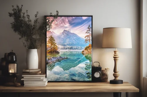 Magia jesiennego pejzażu nad jeziorem Hintersee