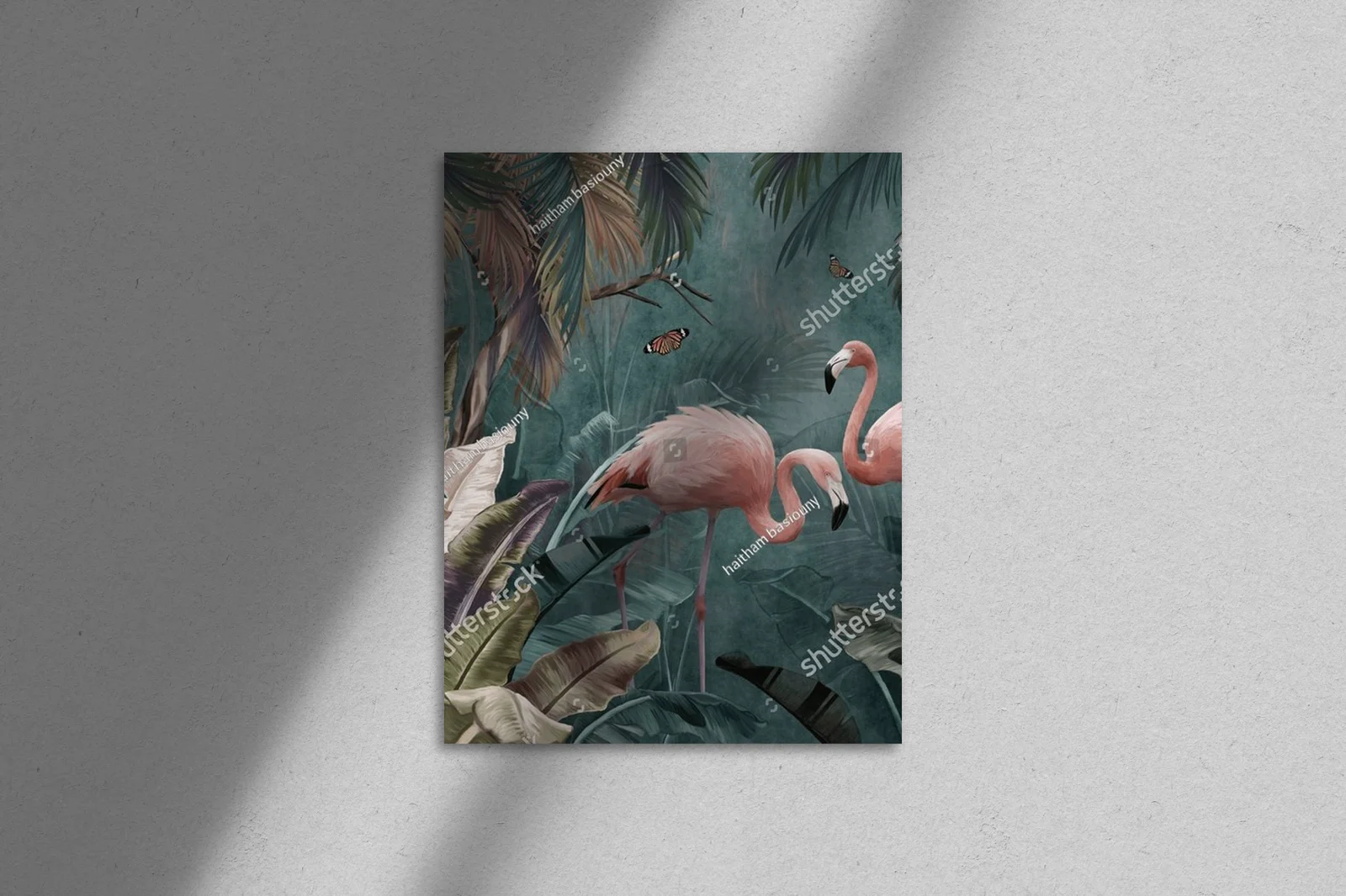 Tropikalna forestalna kompozycja w tiffany pastelach