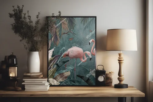 Tropikalna forestalna kompozycja w tiffany pastelach