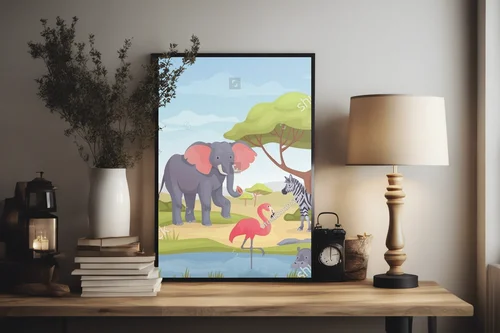 Safari pełne życia w pastelowych barwach