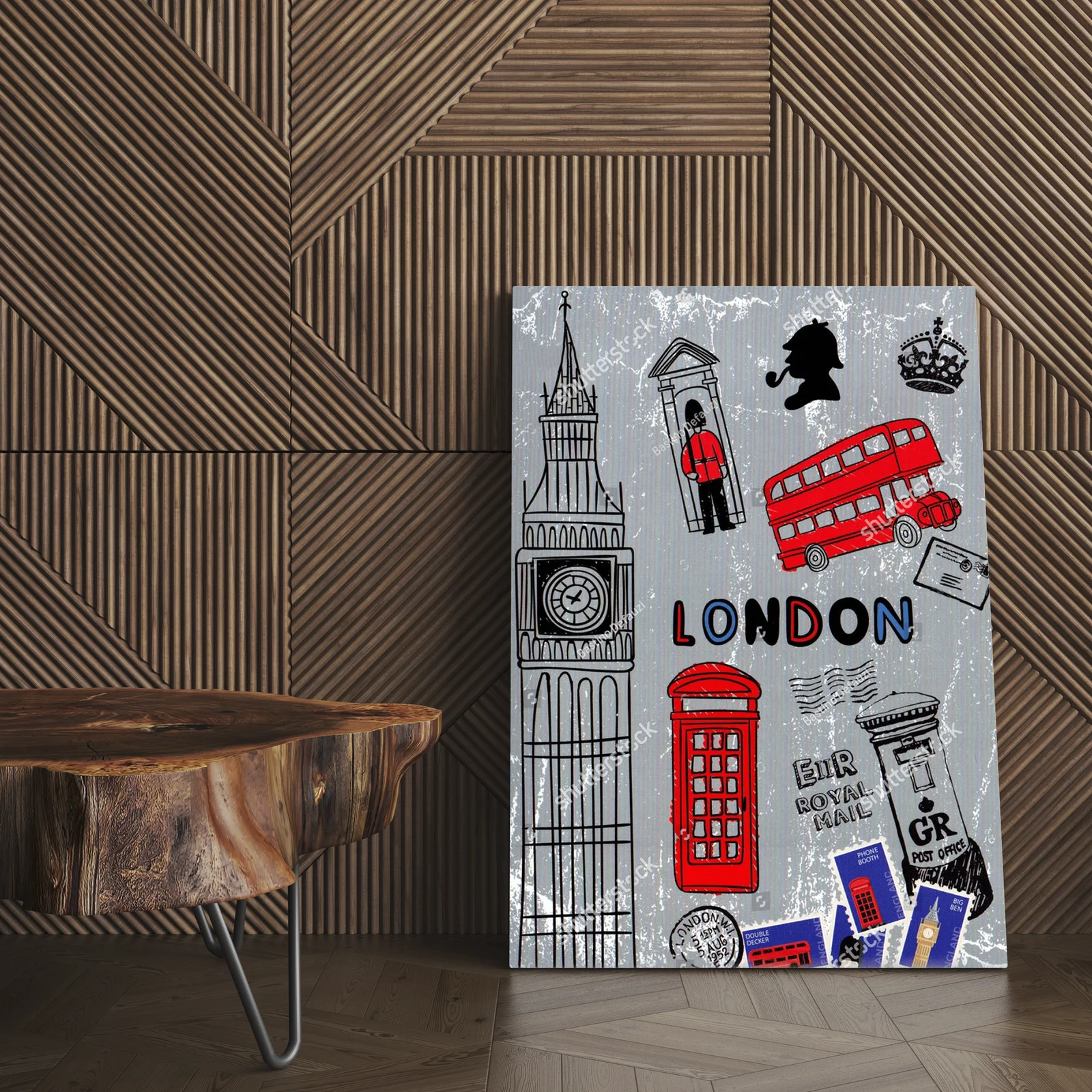 Artystyczna wizja londyńskiego krajobrazu