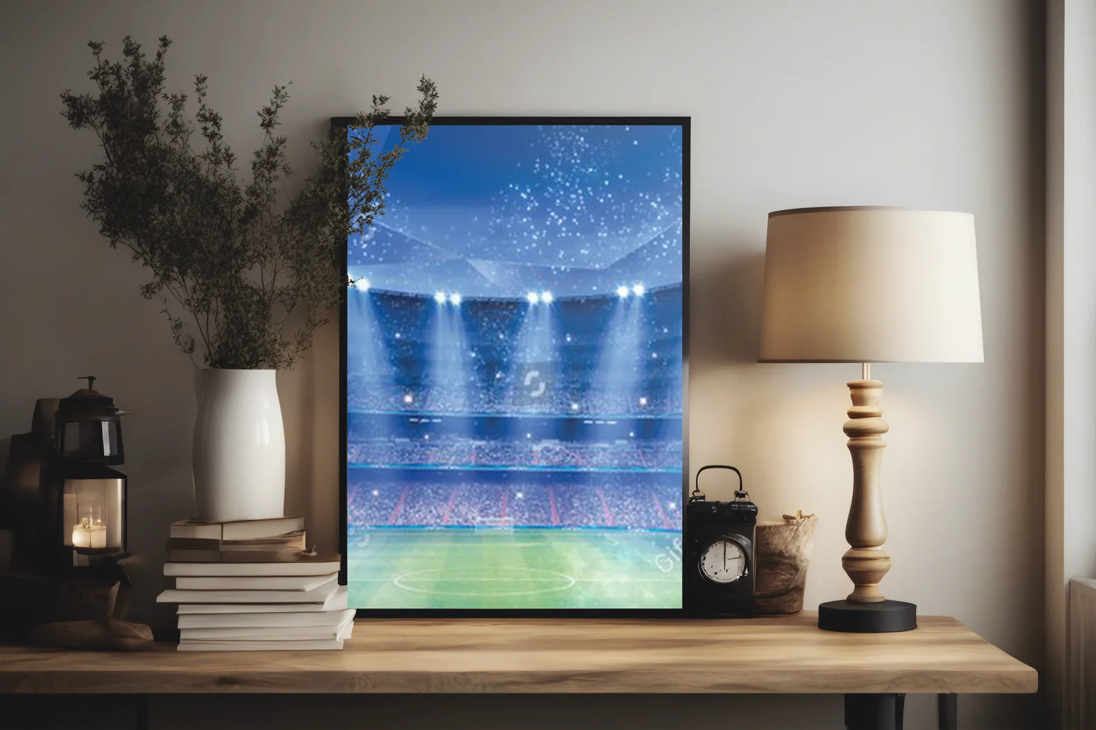 Stadionowy blask nocy w 3D – emocje na boisku
