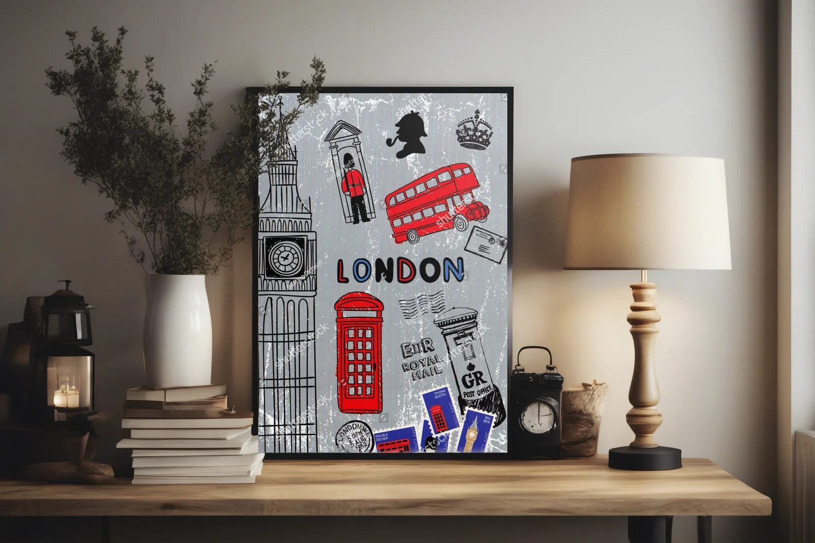 Artystyczna wizja londyńskiego krajobrazu