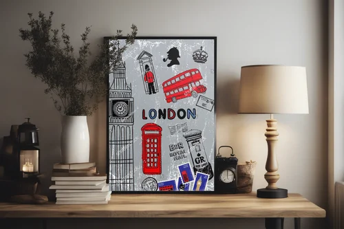 Artystyczna wizja londyńskiego krajobrazu