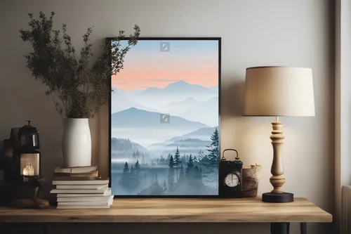 Aksamitne poranki górskich panoram