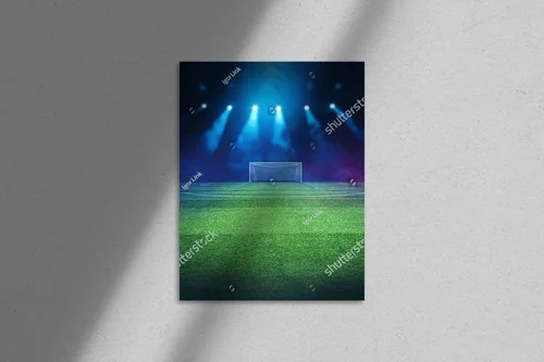 Magiczny stadion w nocnej symfonii barw