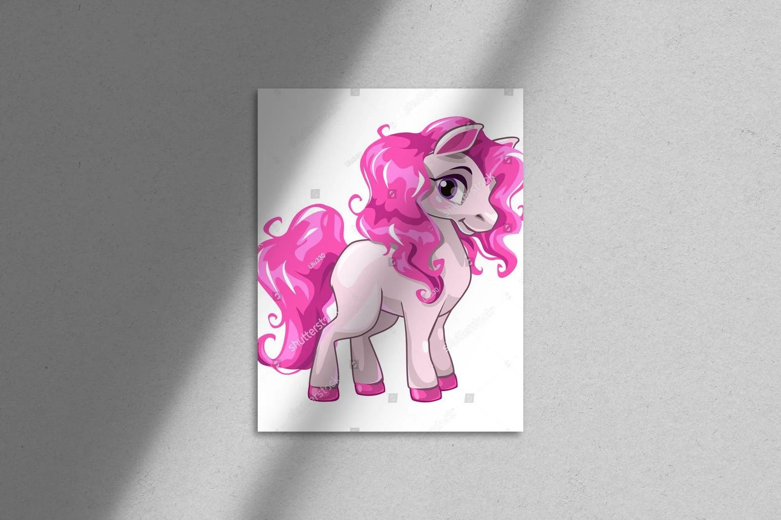 Urocza księżniczka w pastelowym świecie pony
