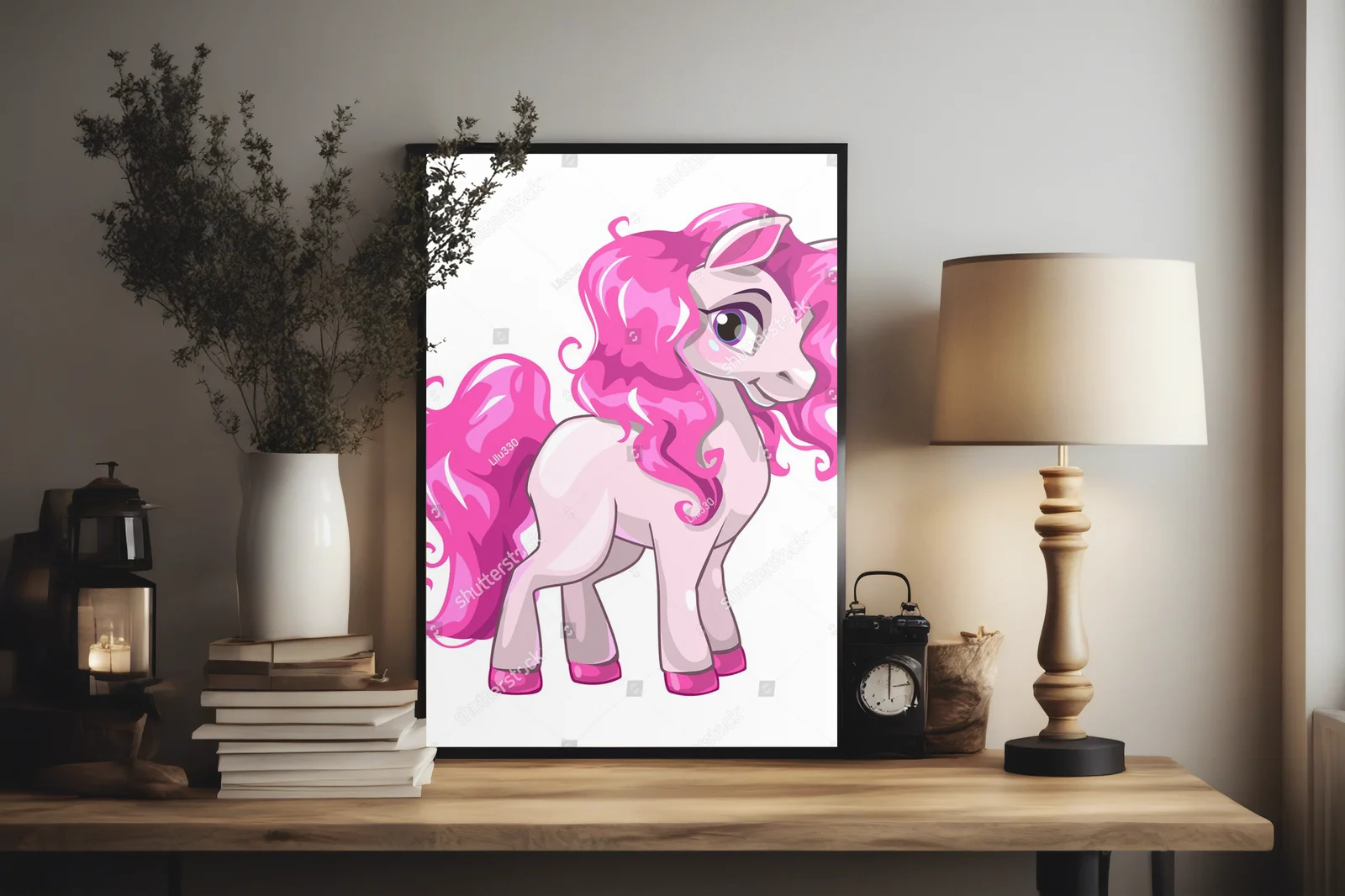 Urocza księżniczka w pastelowym świecie pony