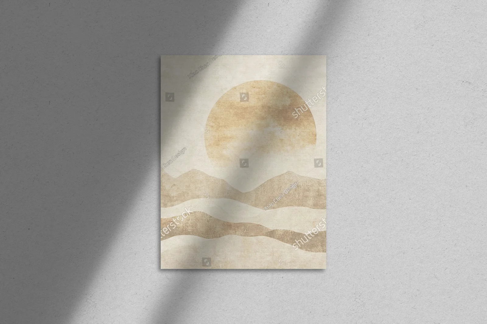 Minimalistyczna geometria w pastelowych tonach