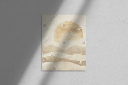 Minimalistyczna geometria w pastelowych tonach
