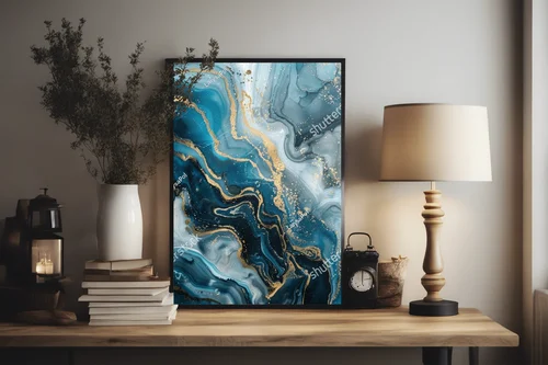 Oceaniczna elegancja w głębokich odcieniach niebieskiego