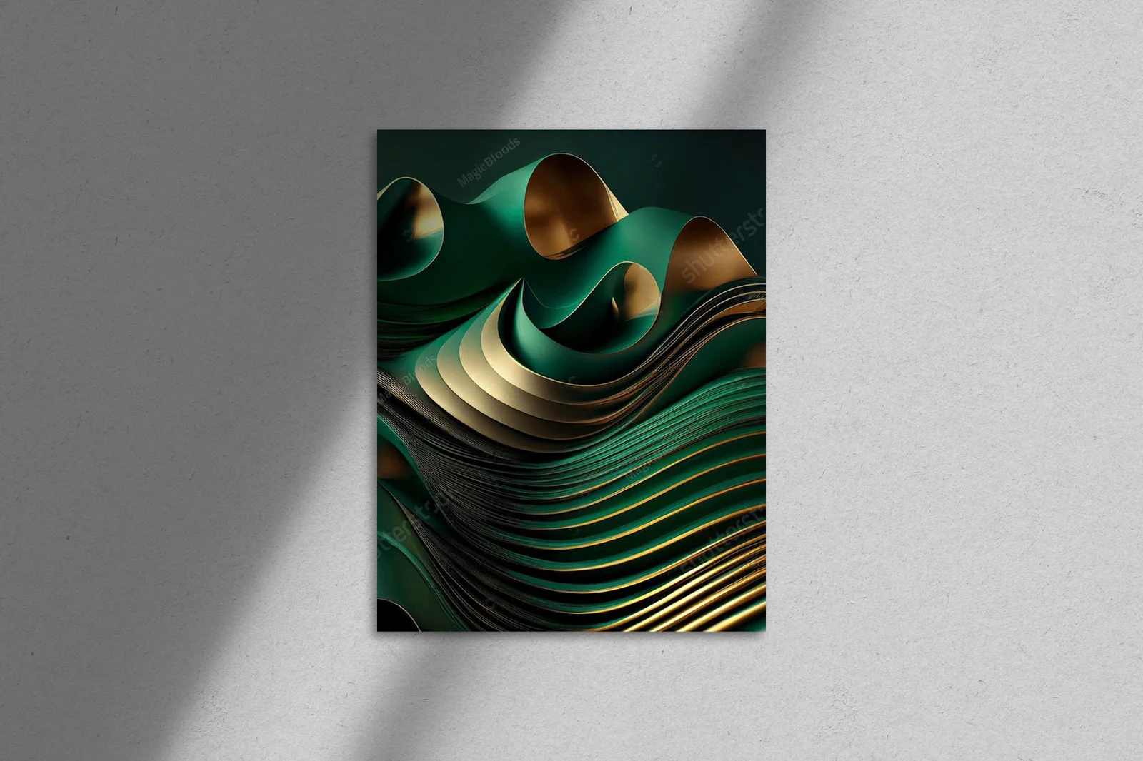 Energia spiralnych linii w organicznych odcieniach