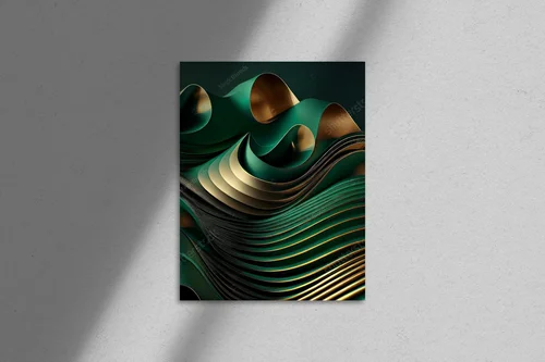 Energia spiralnych linii w organicznych odcieniach
