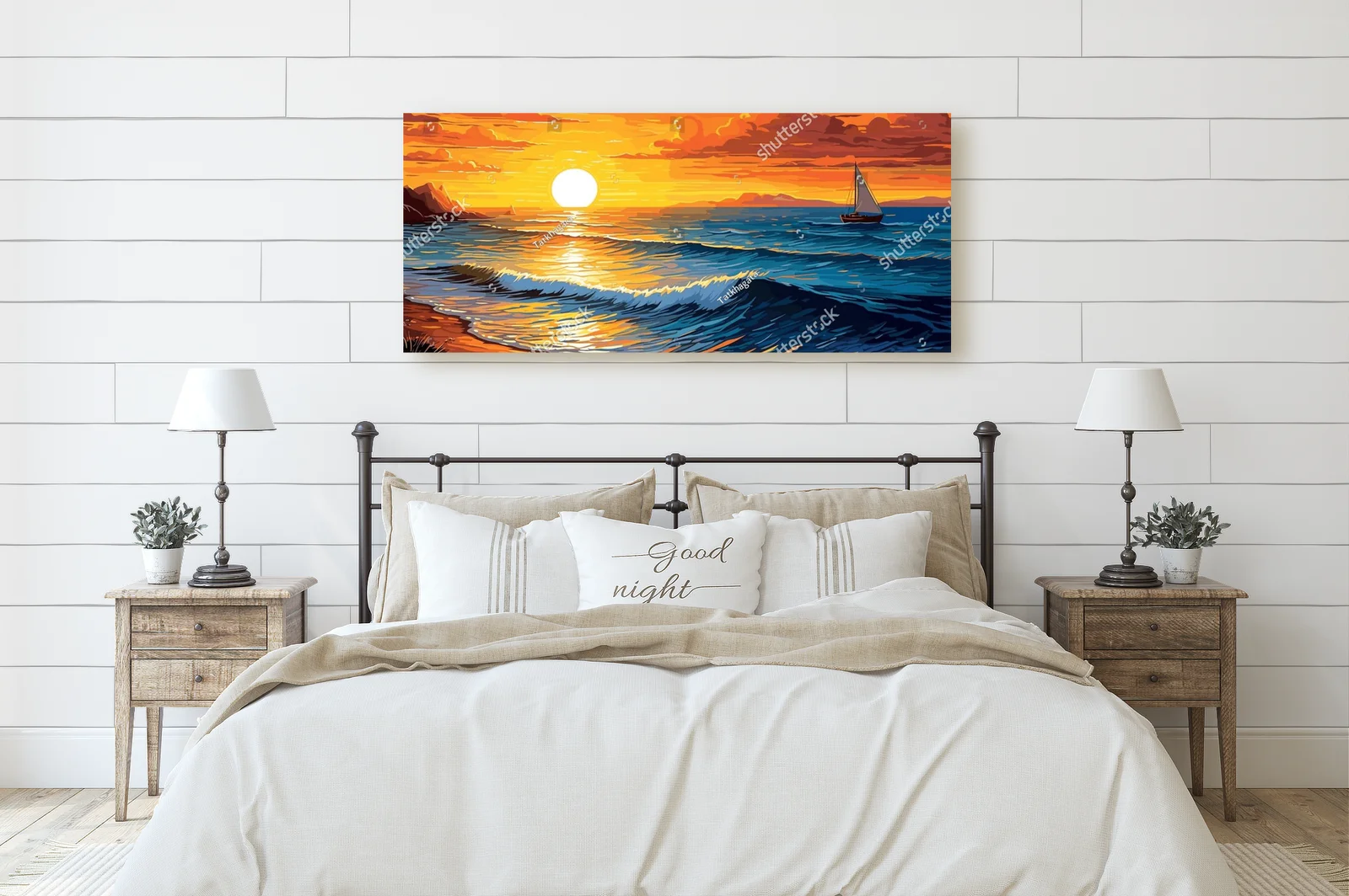 Zachwycający seascape w letnich kolorach