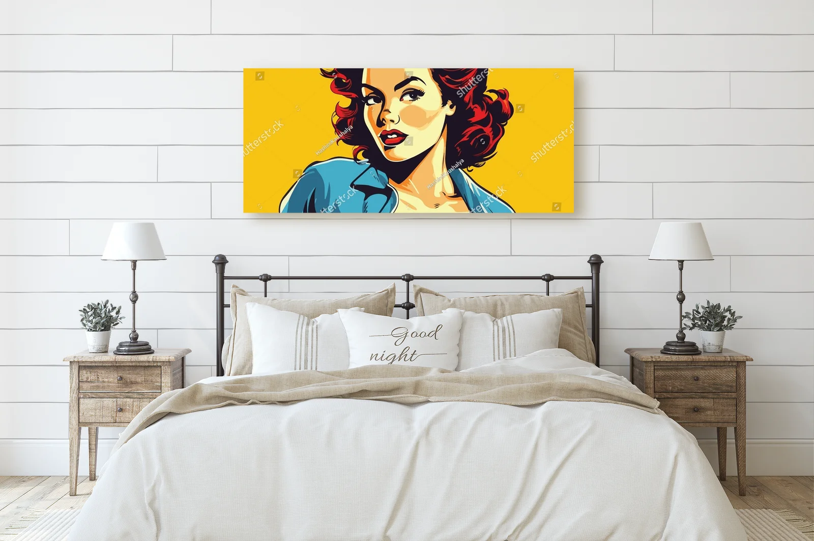 Glamour retro w pop-artowym stylu