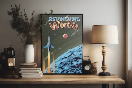 Poczuj magię retro futurystycznej kosmologii
