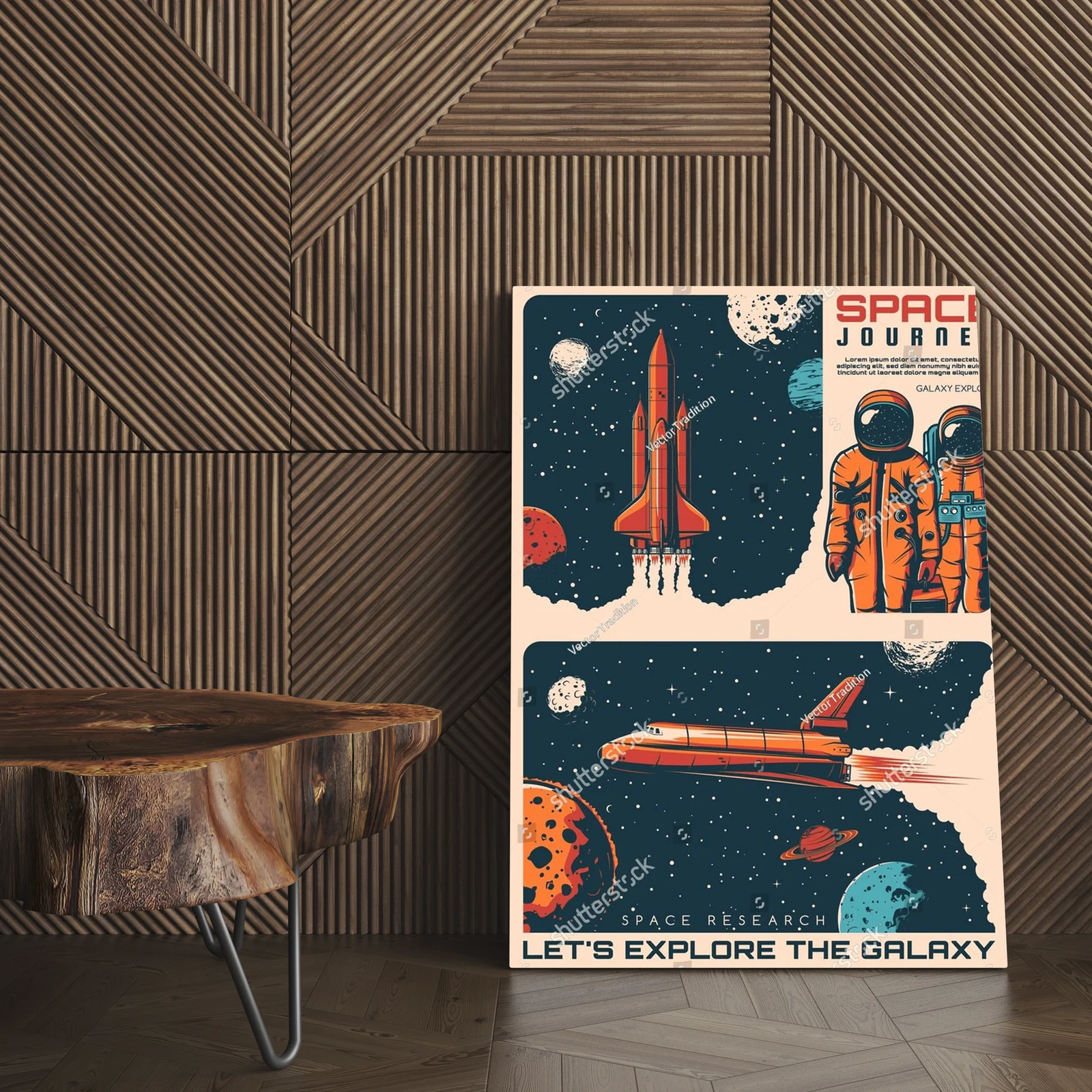 Podróż po galaktyce w vintage stylu