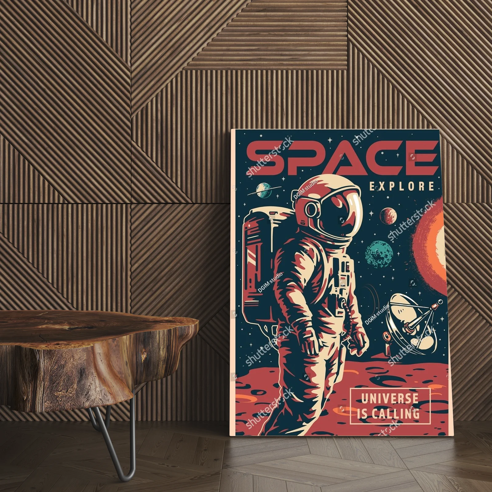 Kosmiczna podróż w barwach retro