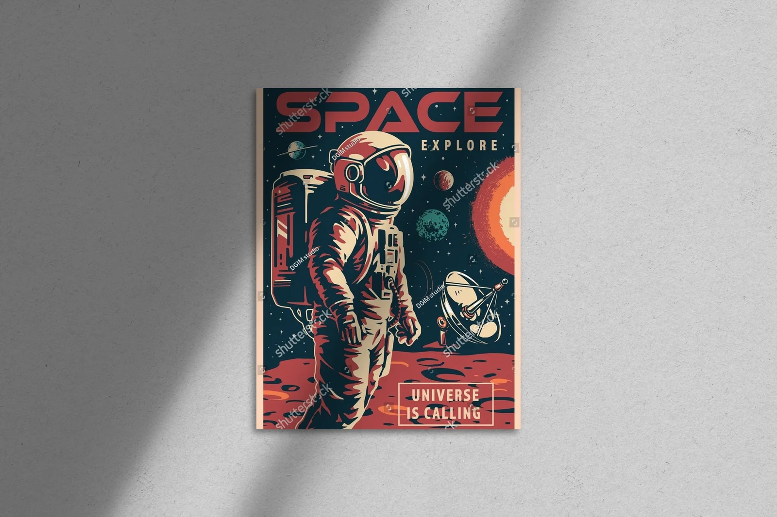 Kosmiczna podróż w barwach retro