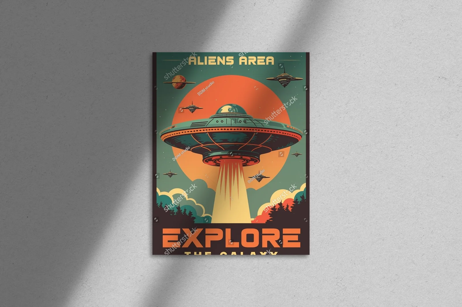 Kosmiczna przygoda: UFO nad tajemniczym lasem