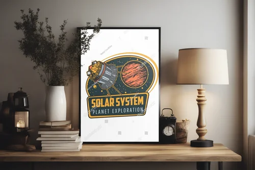 Retro eksploracja kosmosu w klasycznych barwach