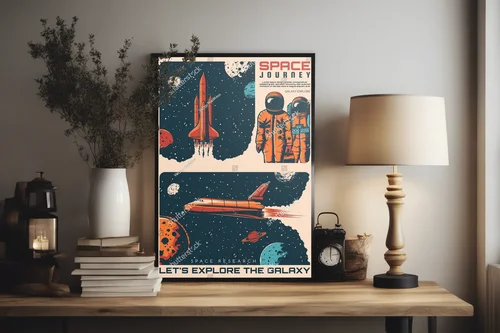 Podróż po galaktyce w vintage stylu