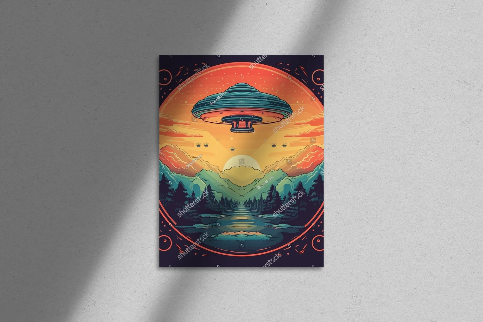 Kosmiczne podróże w retro sci-fi stylu