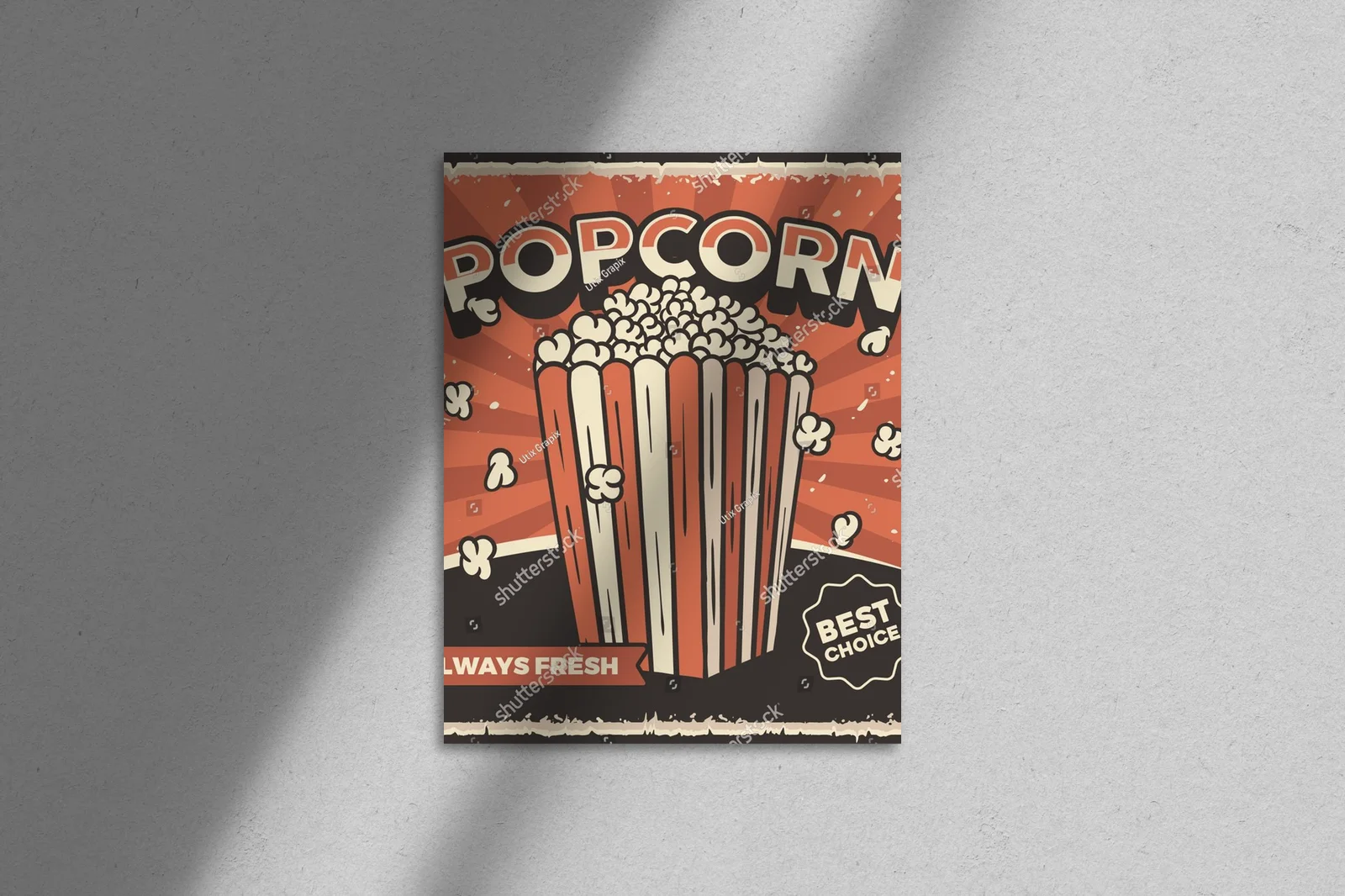 Retro Popcorn: Ekspresja Kina w Aksamitnych Barwach