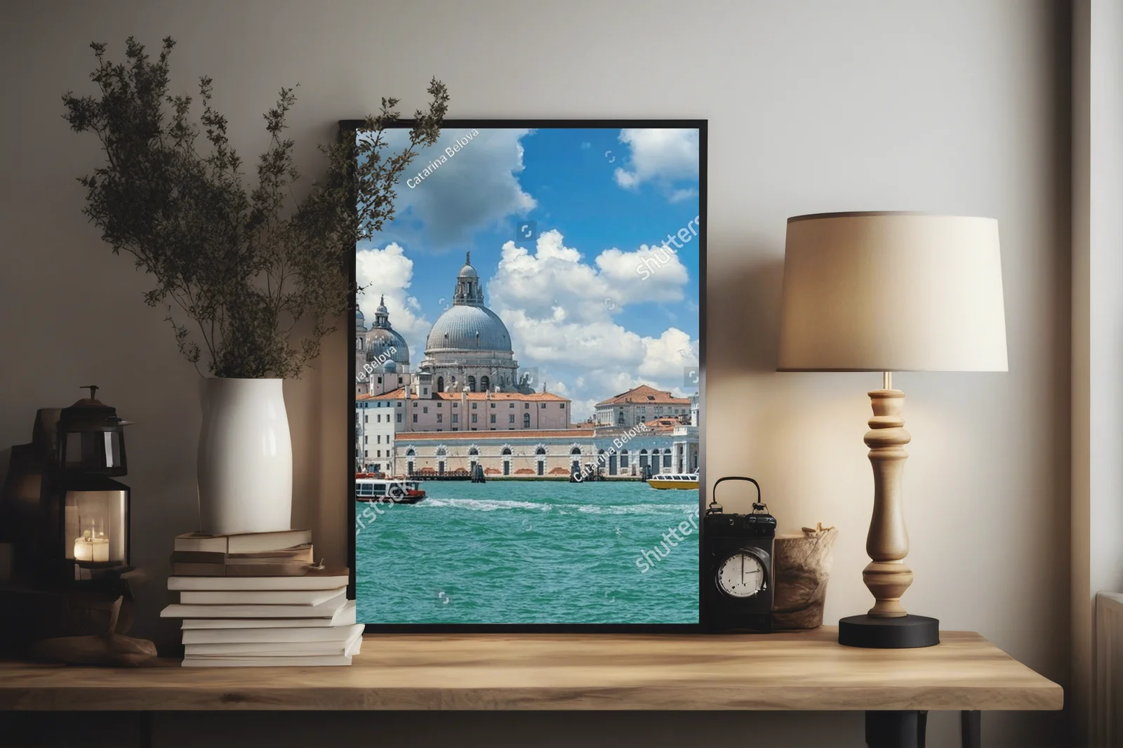 Wenecka panorama z błękitnym akcentem