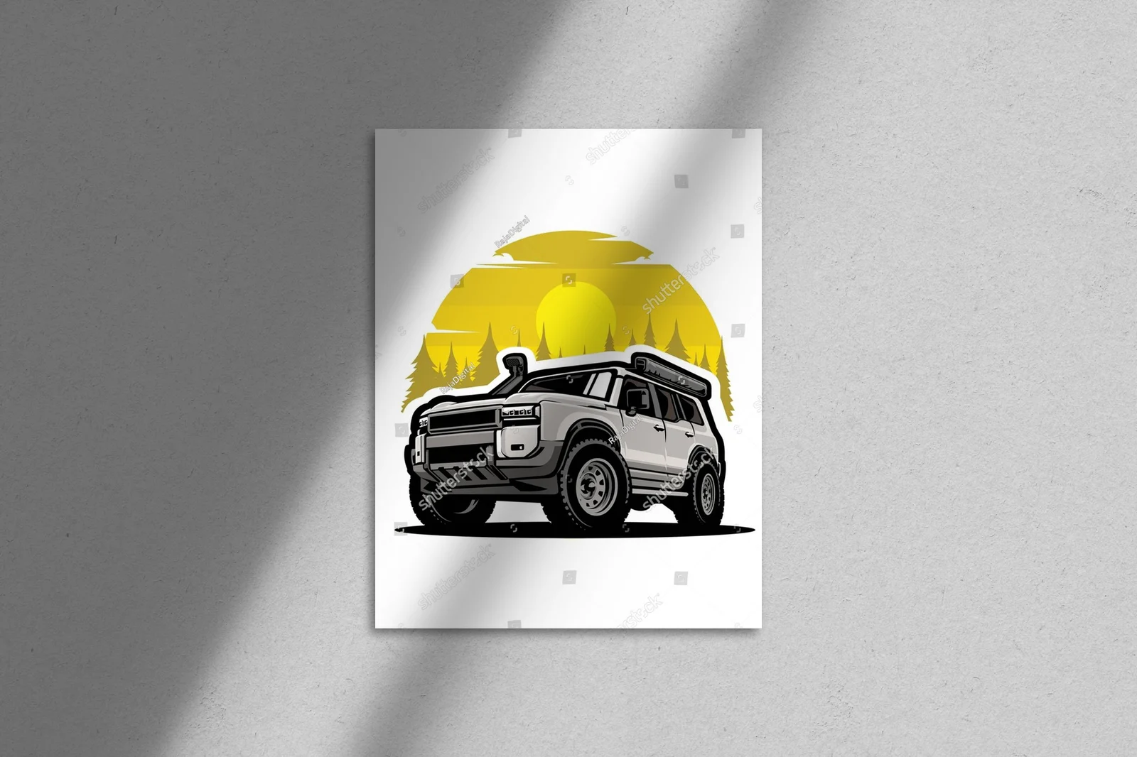 Suv w offroadowej aurze leśnej przygody