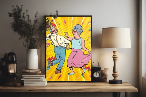 Nostalgiczne tańce w miodowych odcieniach radości