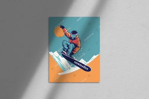 Ekstremalna sztuka snowboardu w blasku słońca