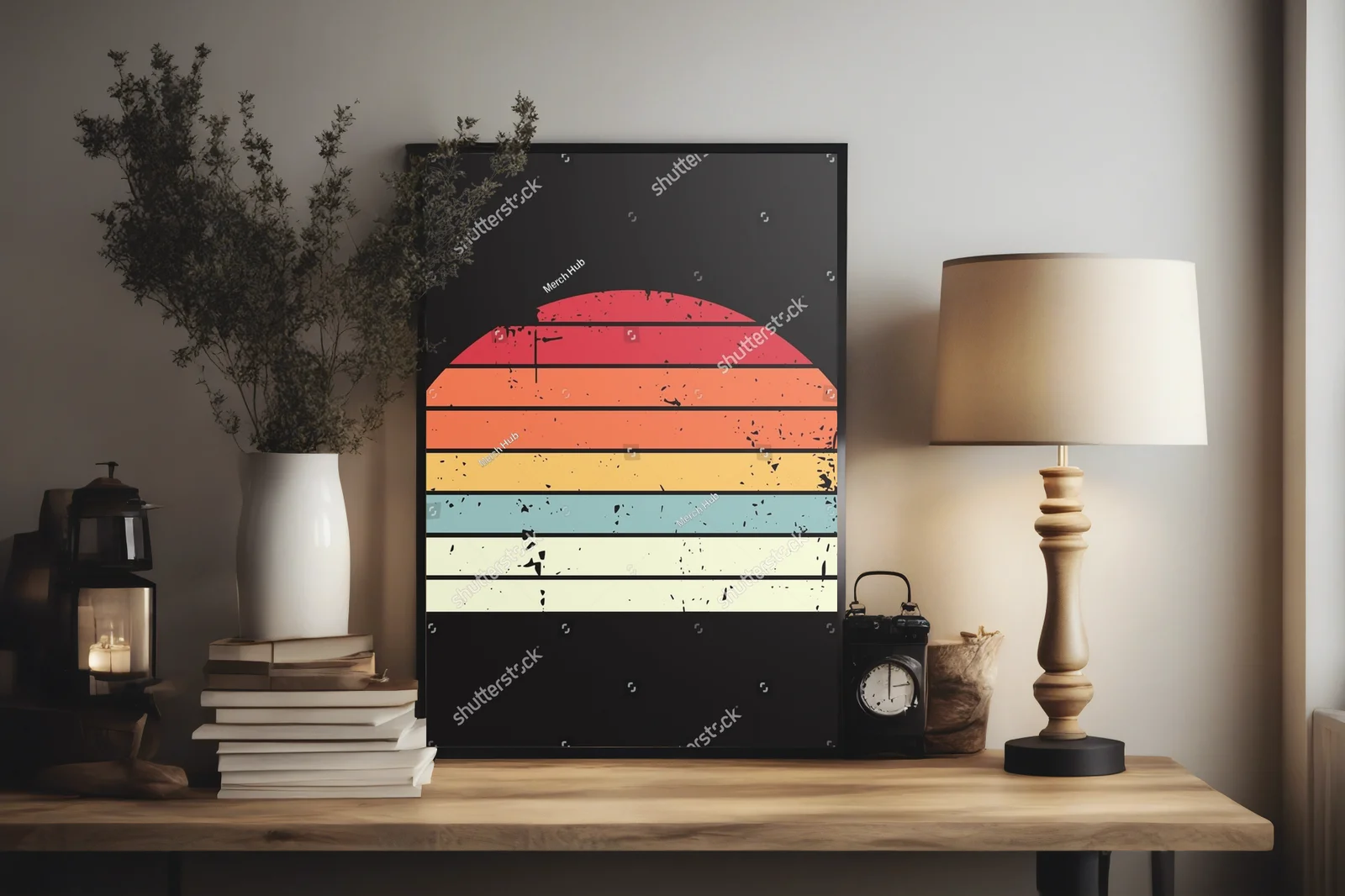 Nostalgiczne zachody słońca w retro stylistyce