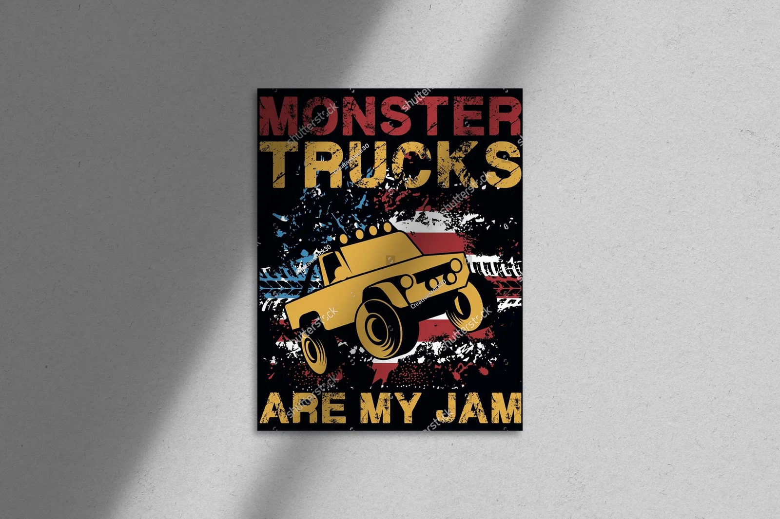 Ekspresja przygody w kolorach monster trucka