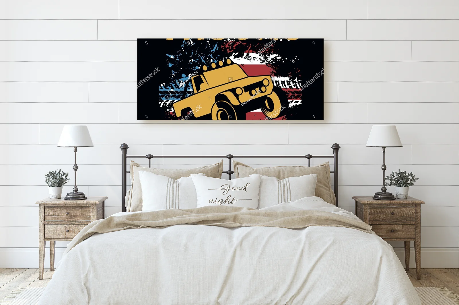 Ekspresja przygody w kolorach monster trucka