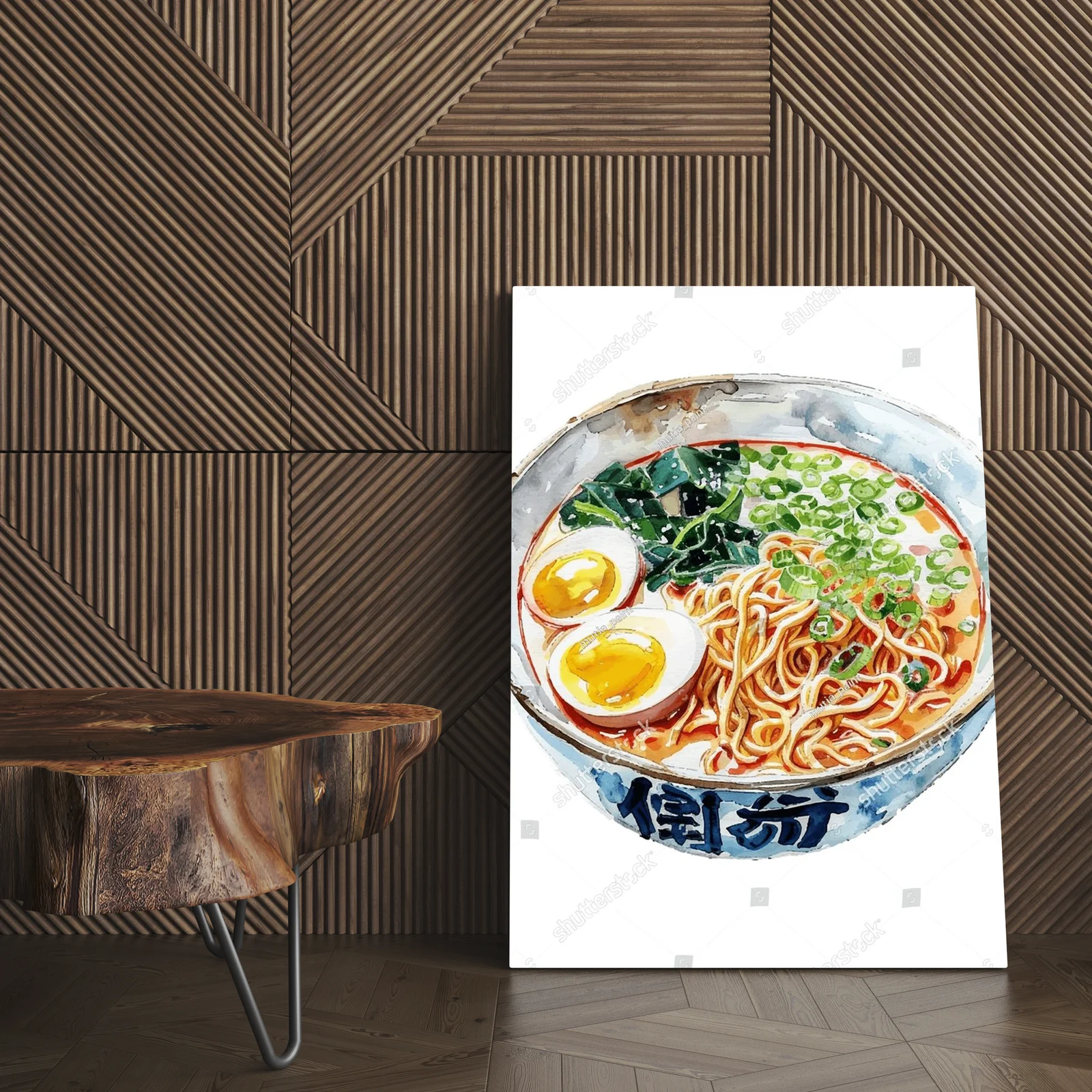 Ramen w akwarelowym stylu – smak Japonii