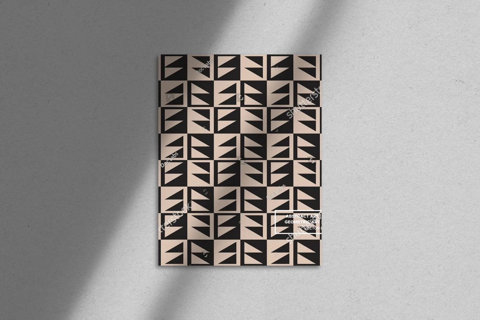 Nowoczesna geometria w stonowanych odcieniach