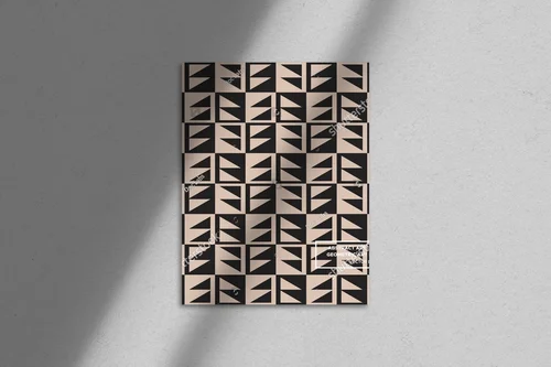 Nowoczesna geometria w stonowanych odcieniach
