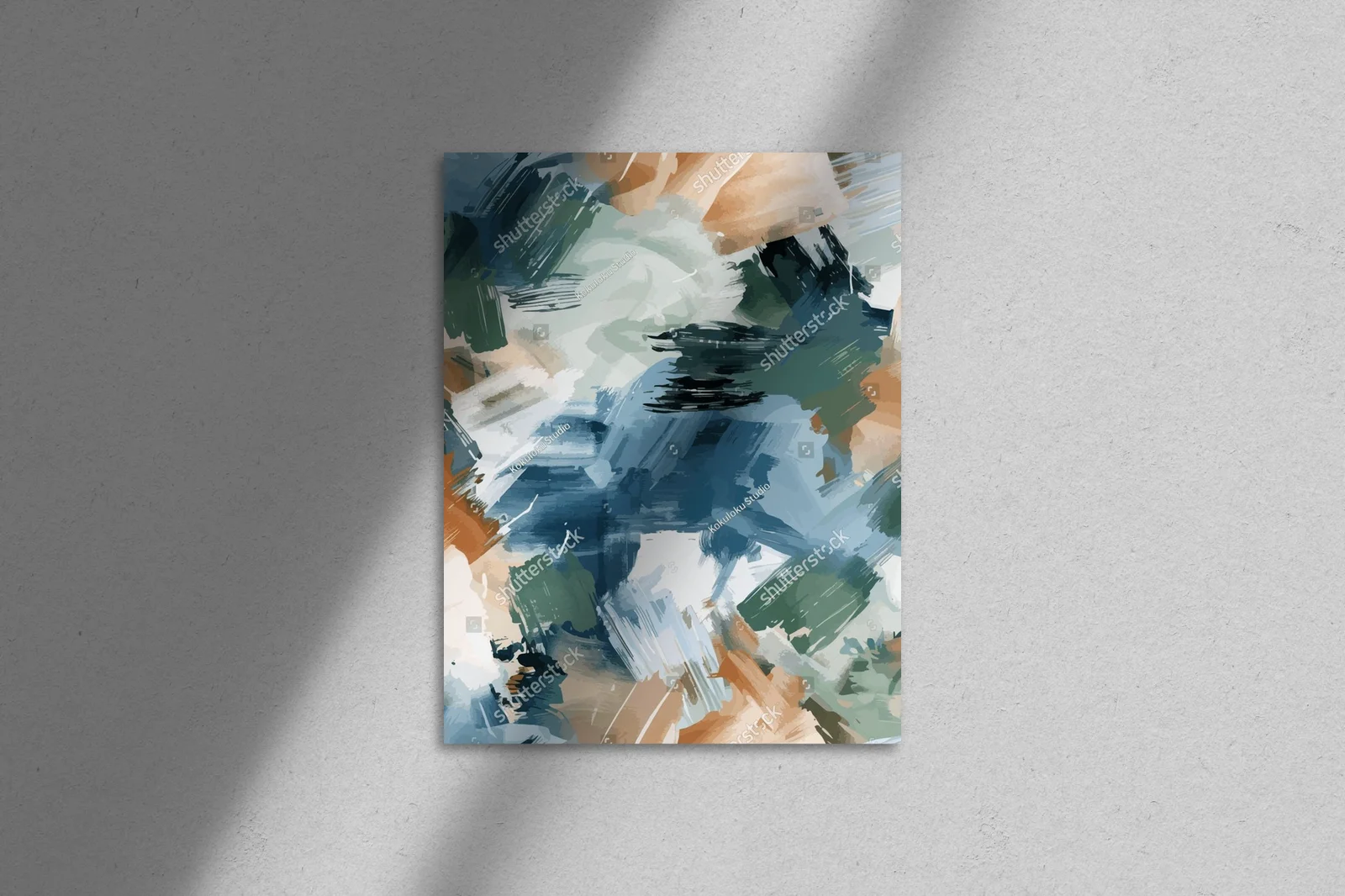 Abstrakcyjne akwarelowe plamy w pastelowych barwach