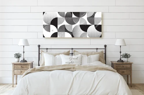 Abstrakcyjne geometryczne kształty w nasyconej bieli