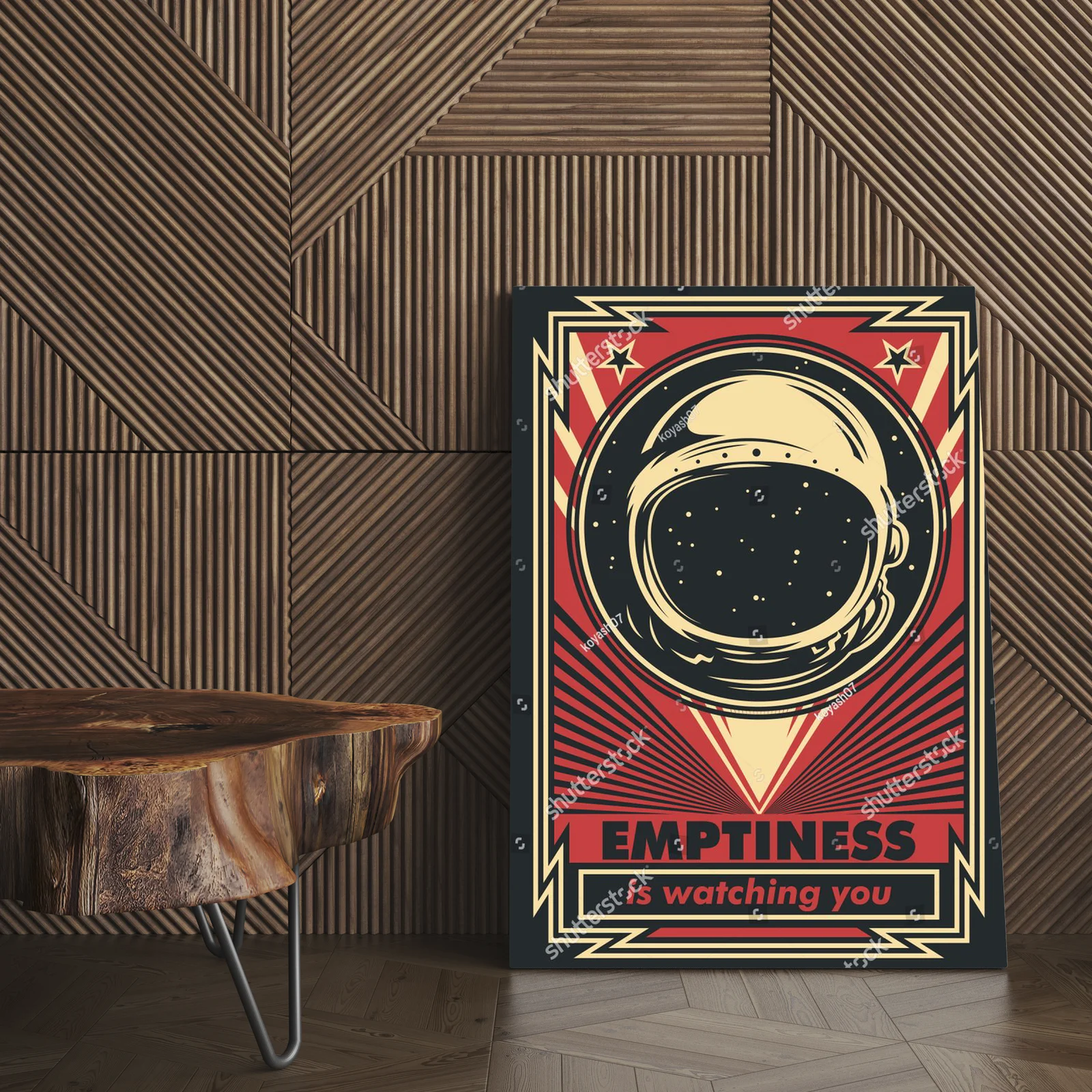 Kosmiczna propaganda w retro stylu
