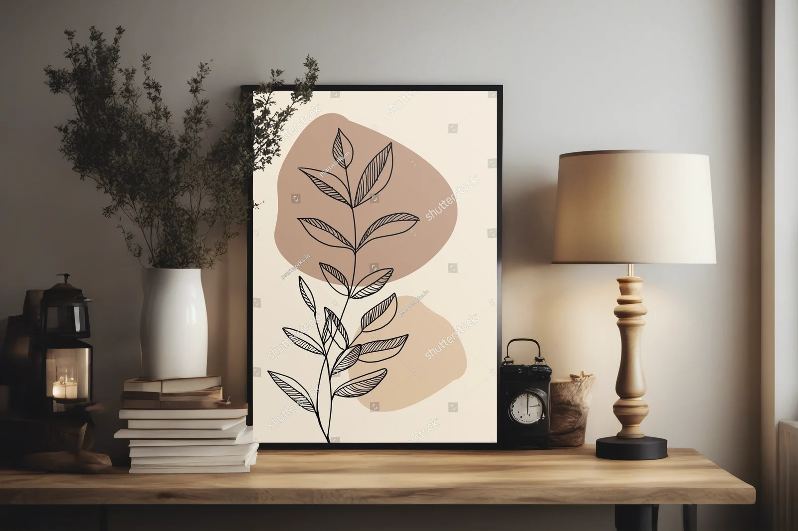 Elegancka minimalizm w boho klimacie z botanicznym akcentem