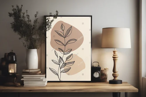 Elegancka minimalizm w boho klimacie z botanicznym akcentem